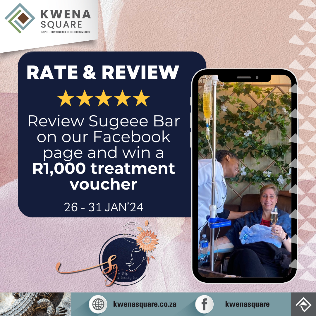 Rate, Review & Win with Sugeee Bar