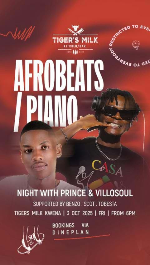 Feel the Vibe! AfroBeats & Piano Night at Tiger's Milk