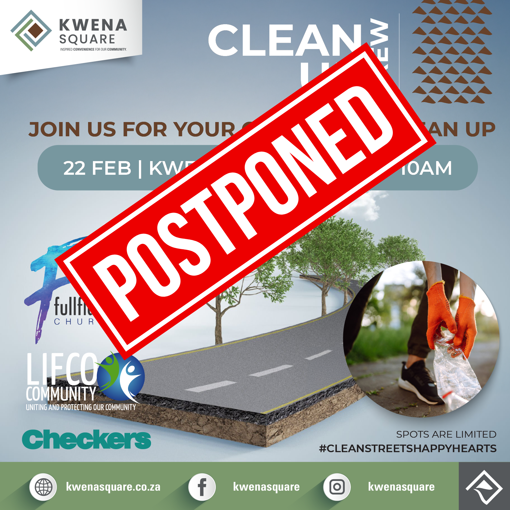 Kwena Square, FullFlame Life Church, and LIFCO Partner for Community Clean-Up Initiative